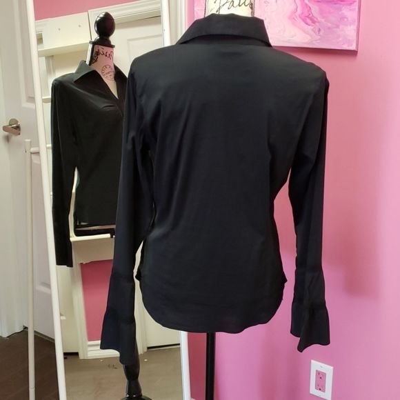 Daniel 🖤🖤 Hetcher Black Blouse Shirt Top - Picture 3 of 11